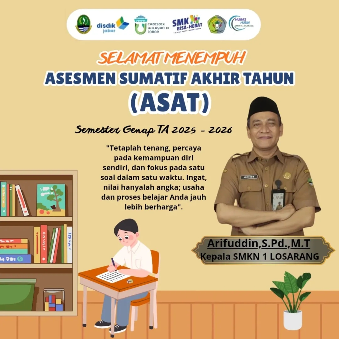 Selamat Menempuh Asesmen Sumatif Akhir Tahun (ASAT)